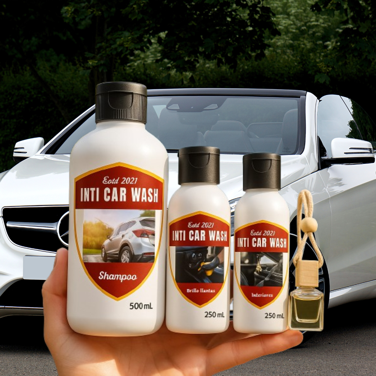 🛡️✨ KIT DE LIMPIEZA INTI CAR WASH - Brilla tu auto como nunca 🚗💦