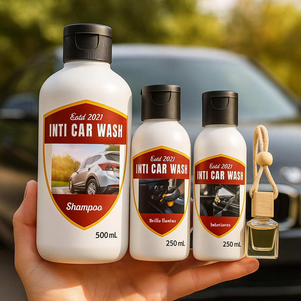 🛡️✨ KIT DE LIMPIEZA INTI CAR WASH - Brilla tu auto como nunca 🚗💦